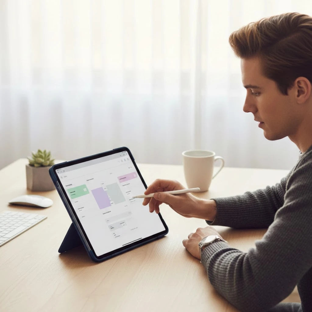 Apple iPad A16 high performance tablet for study, office work, and entertainment