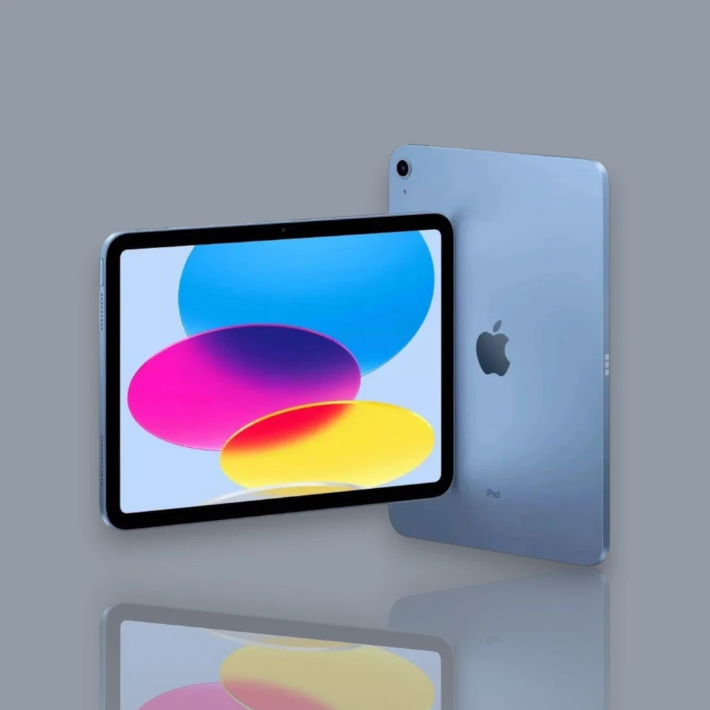 Apple iPad A16 tablet front view with smooth display for work and entertainment