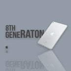 Apple iPad 8th Gen tablet front view with clear display for daily use