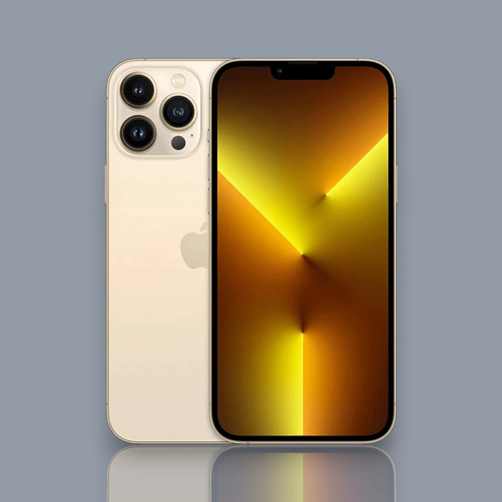 Apple iPhone 13 Pro Max 256GB CPO front view with clear display