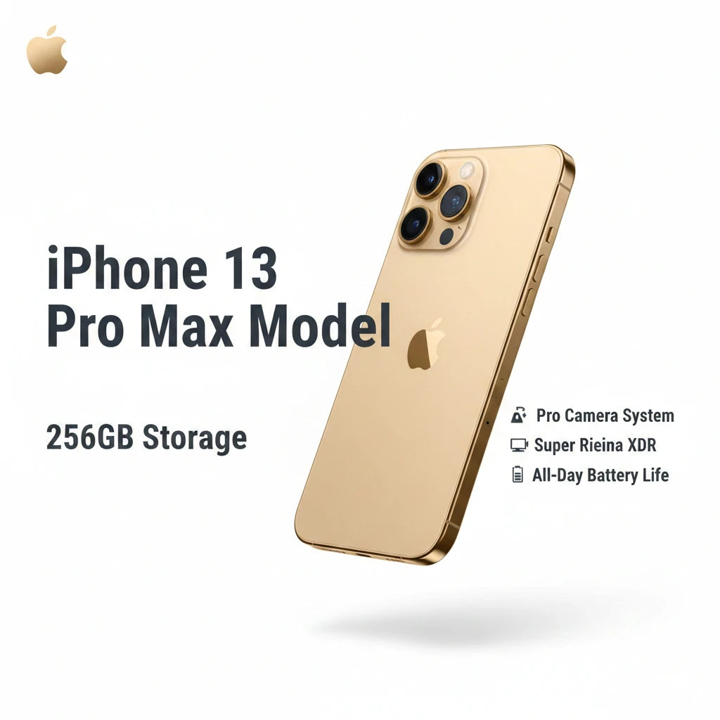 Apple iPhone 13 Pro Max slim profile 256GB flagship smartphone