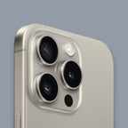 Apple iPhone 15 Pro 128GB Natural Titanium triple camera design used smartphone