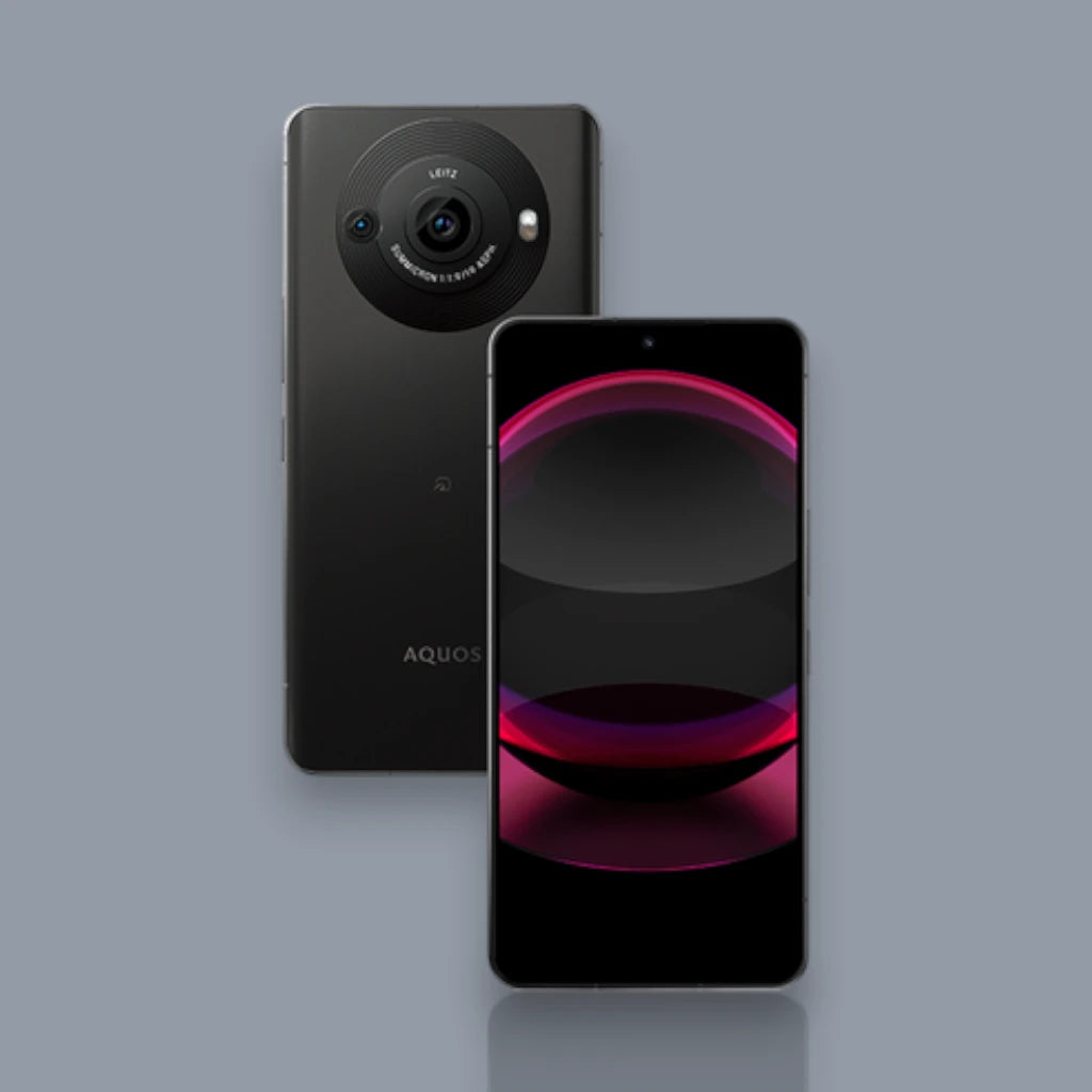 Aquos R8 smartphone front view with high refresh display
