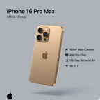 Desert Titanium iPhone 16 Pro Max slim profile latest Apple flagship smartphone