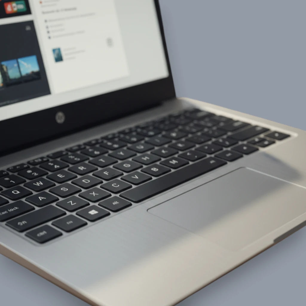 HP 440 Core i5 Laptop keyboard and touchpad view