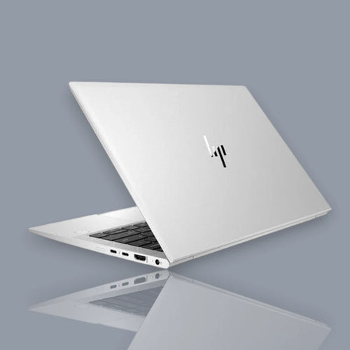 HP EliteBook 840 G8 Business Laptop showing slim design and connectivity ports