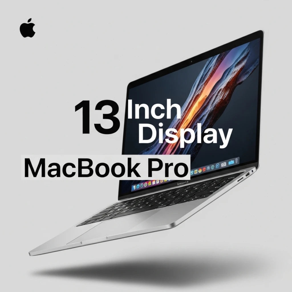 MacBook Pro 13 Inch keyboard and large precision trackpad