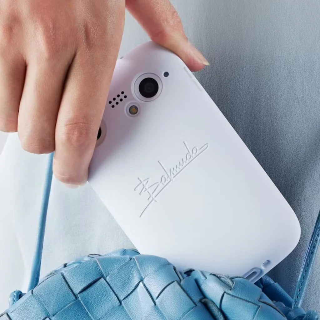 Stylish small Balmuda smartphone for daily use