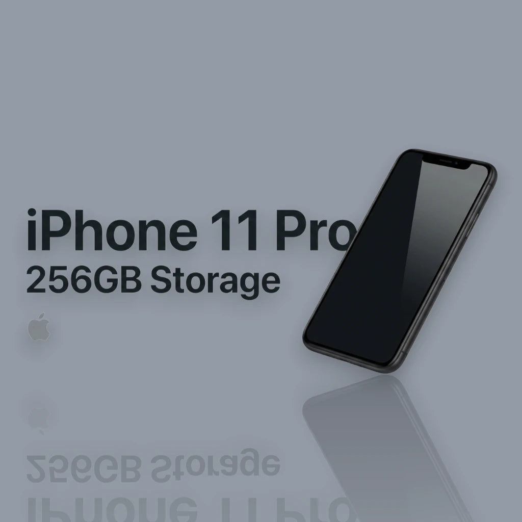 Used Apple iPhone 11 Pro 256GB black showing premium design