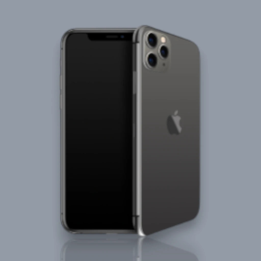 Used Apple iPhone 11 Pro black front view with large display