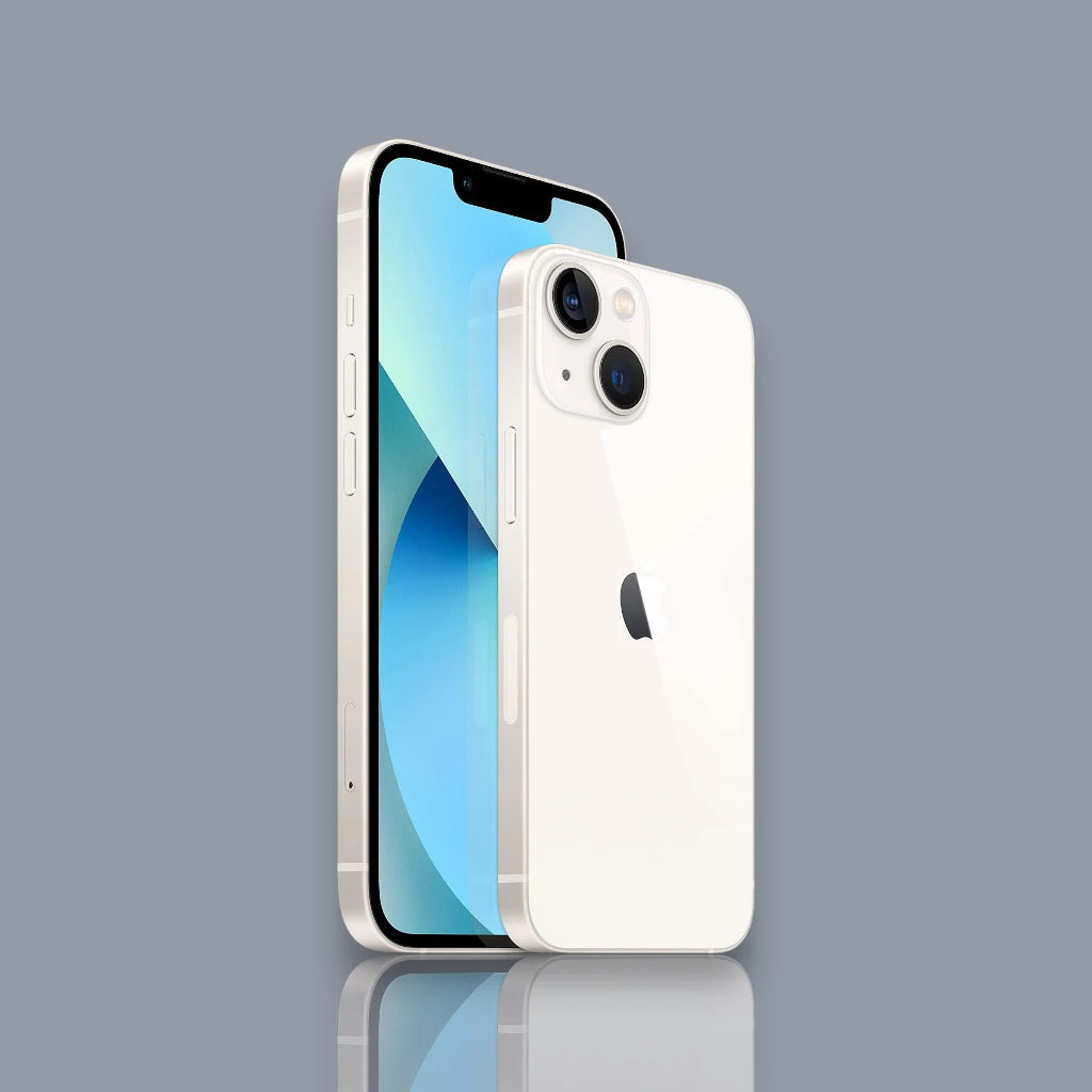 Used Apple iPhone 13 White back design premium smartphone