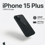 iPhone 15 Plus slim profile large display Apple smartphone 128GB
